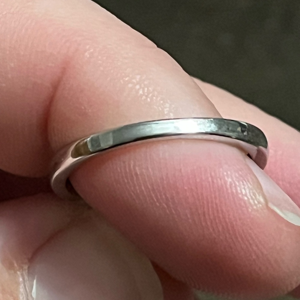 Heart Shape With Cross In Middle Fashion Ring In Size 6.5 - Picture 3 of 7